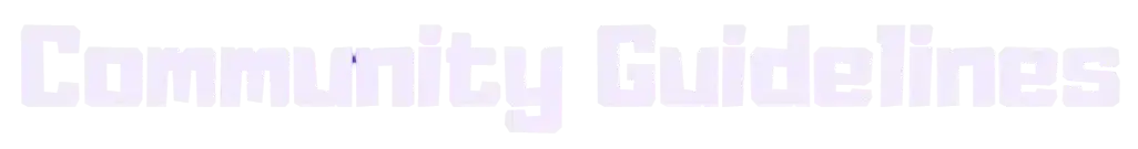 community guidelines